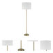 Jones 65 inch Satin Brass Floor Lamp Portable Light