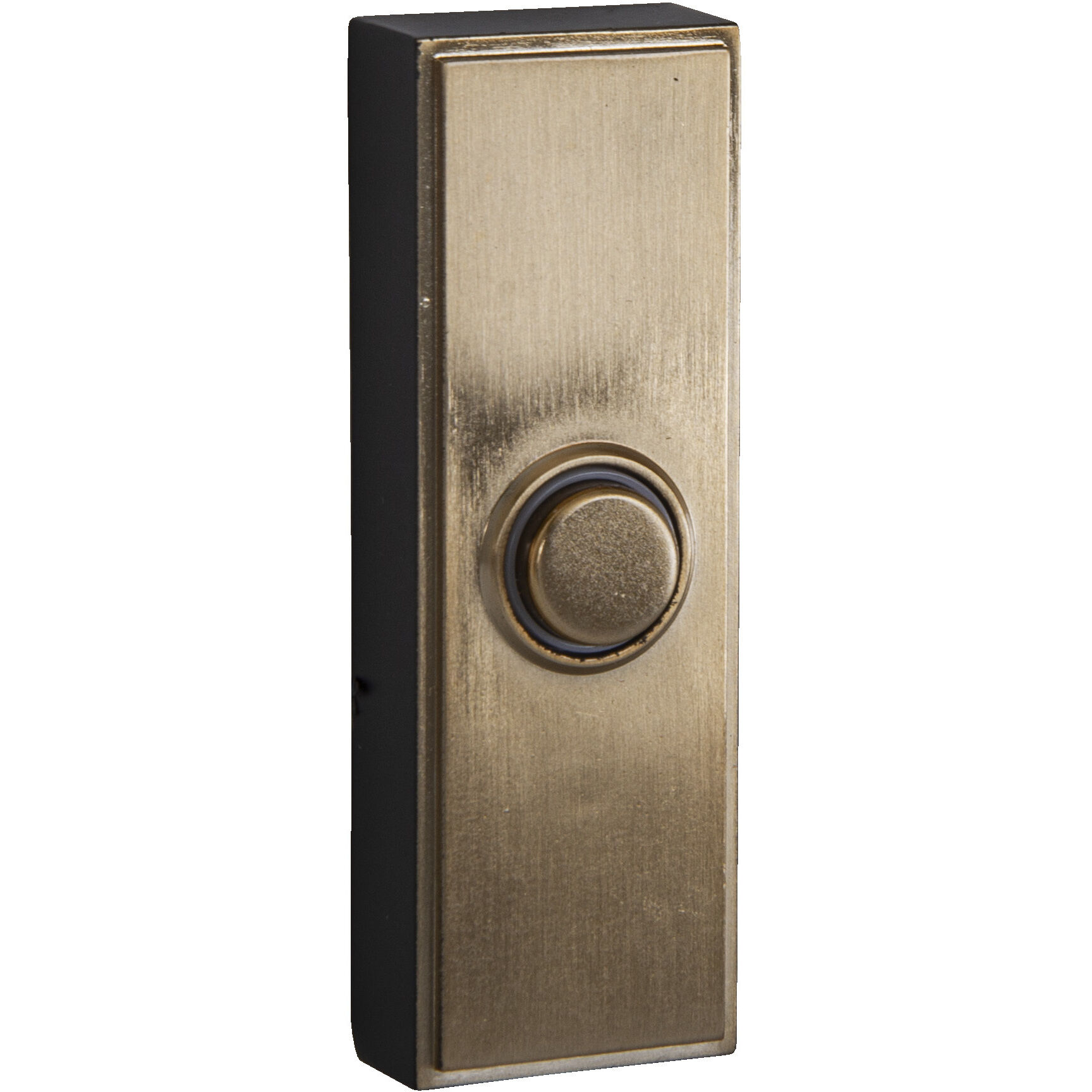 Surface Mount Satin Brass Lighted Push Button