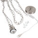 Swag Brushed Polished Nickel Pendant Hardware Ceiling Light