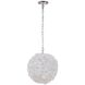 Roxx 1 Light 14 inch Chrome Pendant Ceiling Light