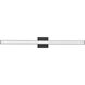 Trim LED 36 inch Flat Black Vanity Light Wall Light