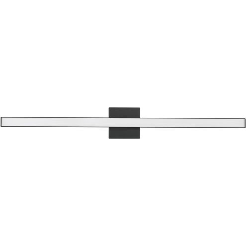Trim LED 36 inch Flat Black Vanity Light Wall Light