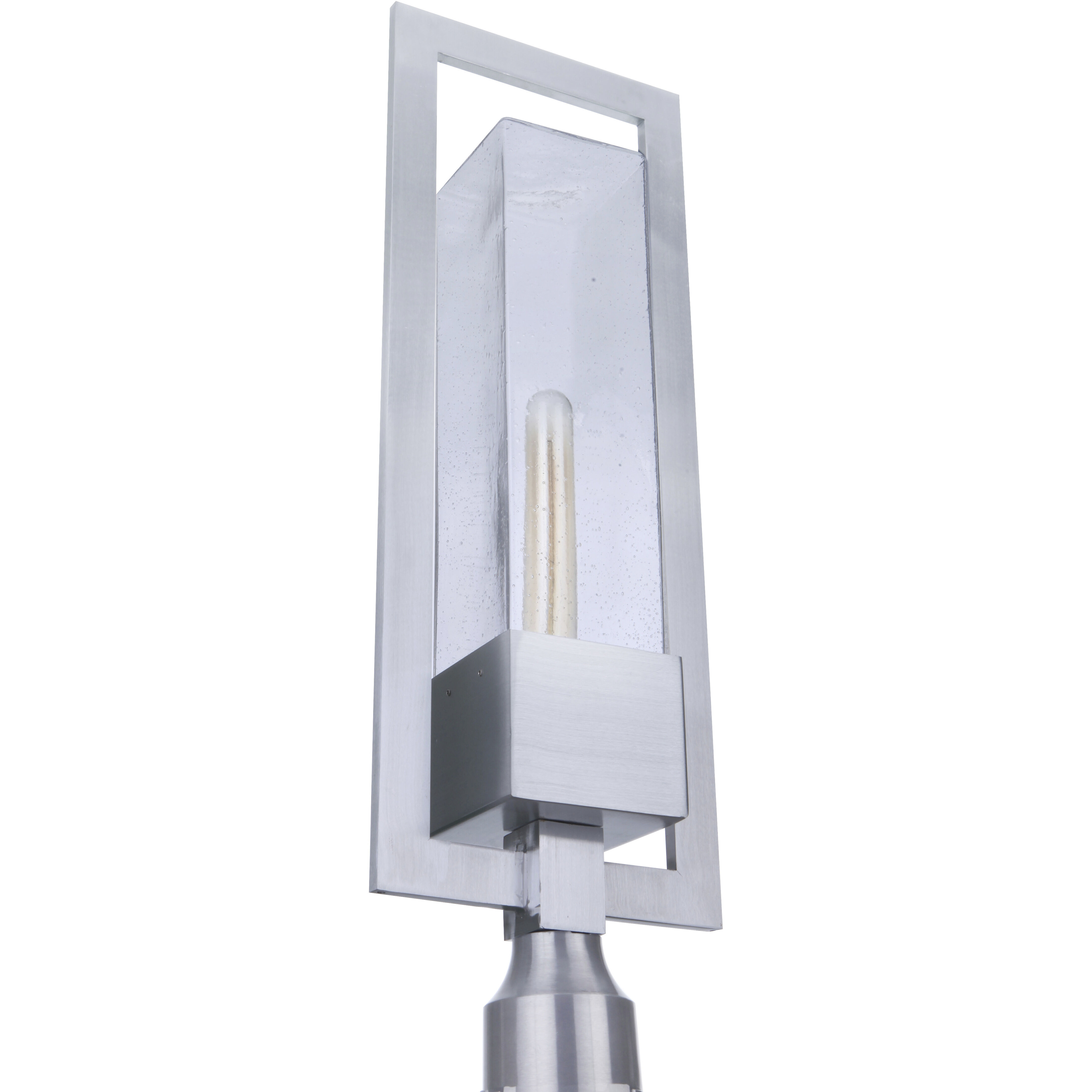 Perimeter 1 Light 25.13 inch Satin Aluminum Outdoor Post Mount