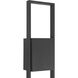Contact LED 21 inch Textured Black Outdoor Wall Lantern