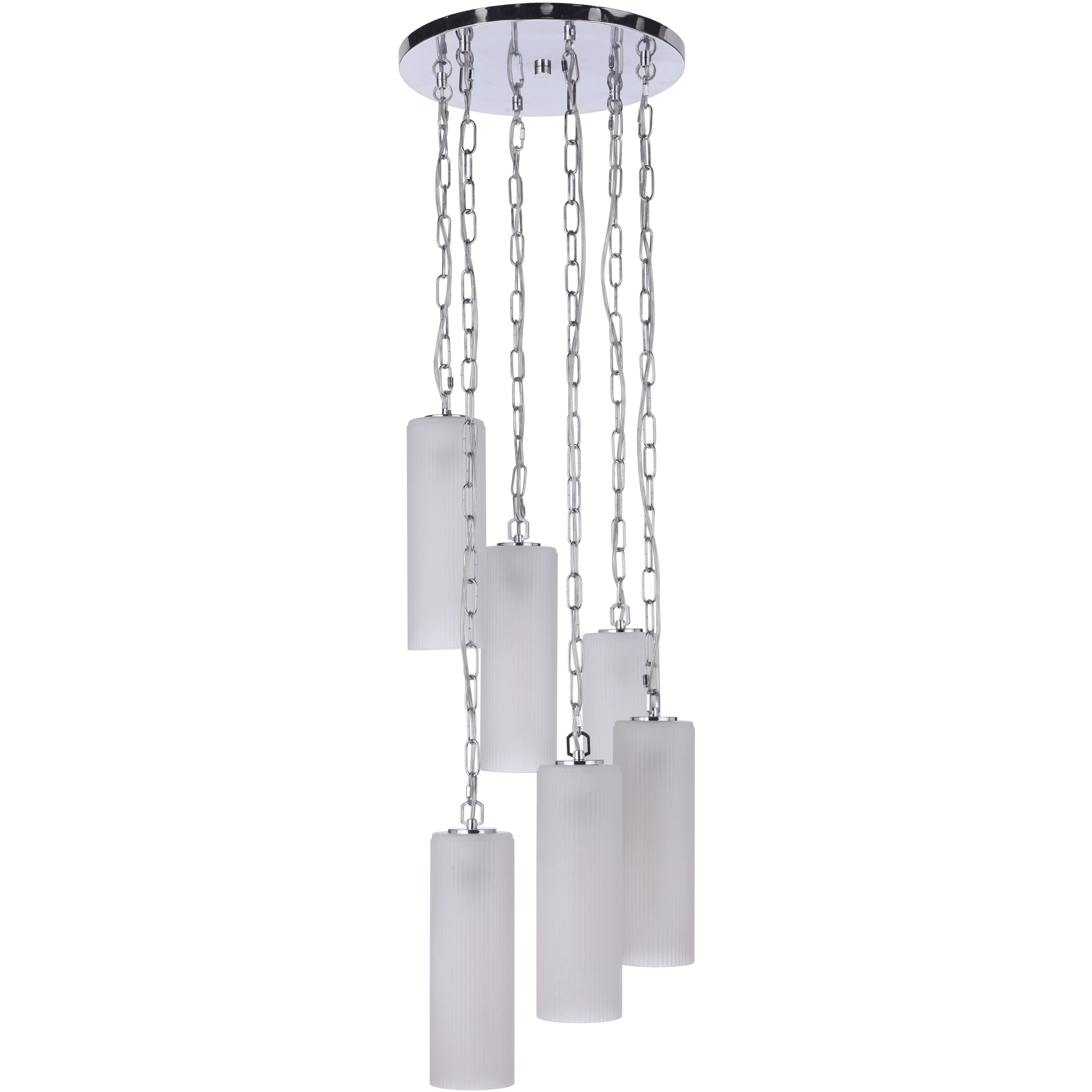 Myos 6 Light 15 inch Chrome Pendant Ceiling Light