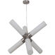 Bejamin 6 Light 26.5 inch Polished Nickel Mini Pendant Ceiling Light