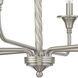 Jolenne 6 Light 31.97 inch Brushed Polished Nickel Chandelier Ceiling Light