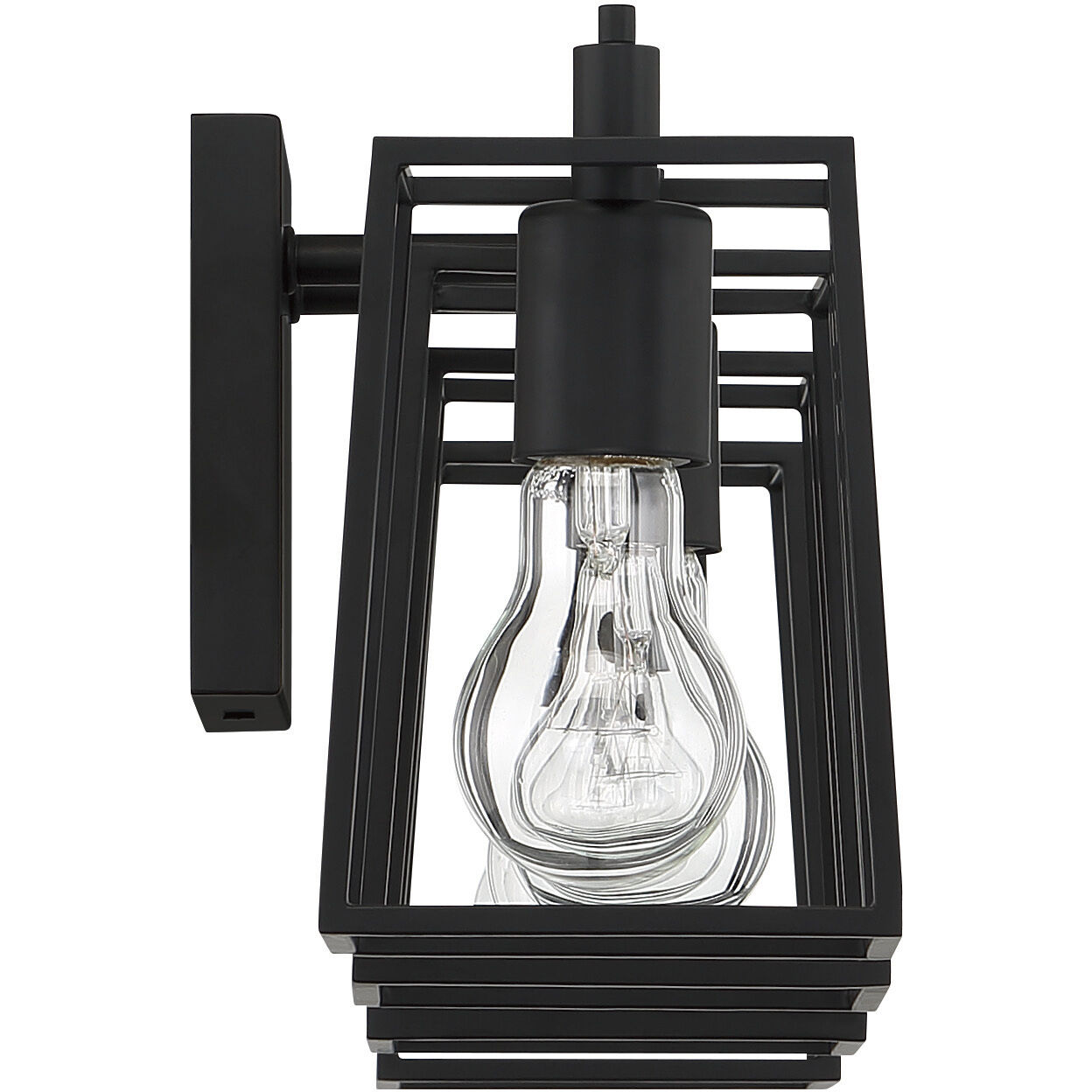 Dunn 4 Light 32 inch Flat Black Vanity Light Wall Light