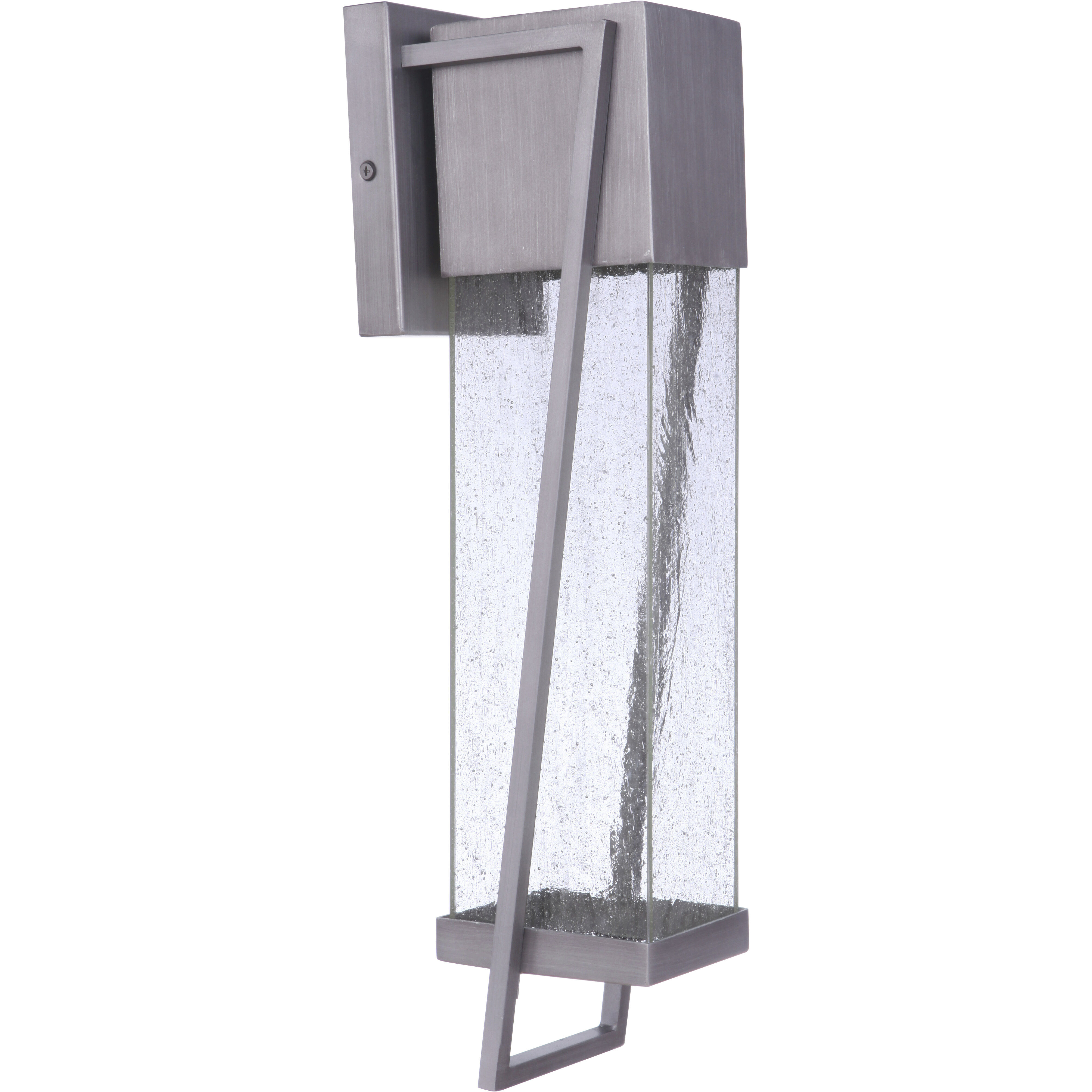 Bryce LED 20 inch Brushed Titanium Outdoor Wall Lantern