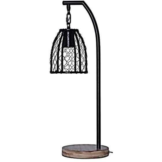 Bejamin 22.75 inch 40 watt Flat Black Table Lamp Portable Light