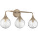 Reflection 3 Light 24 inch Premium Bronze Vanity Light Wall Light
