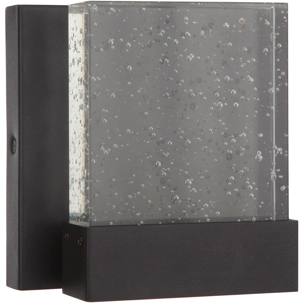 Aria II Outdoor Wall Mount in Textured Black , Small
