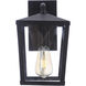 Olsen 1 Light 12 inch Midnight Outdoor Wall Lantern