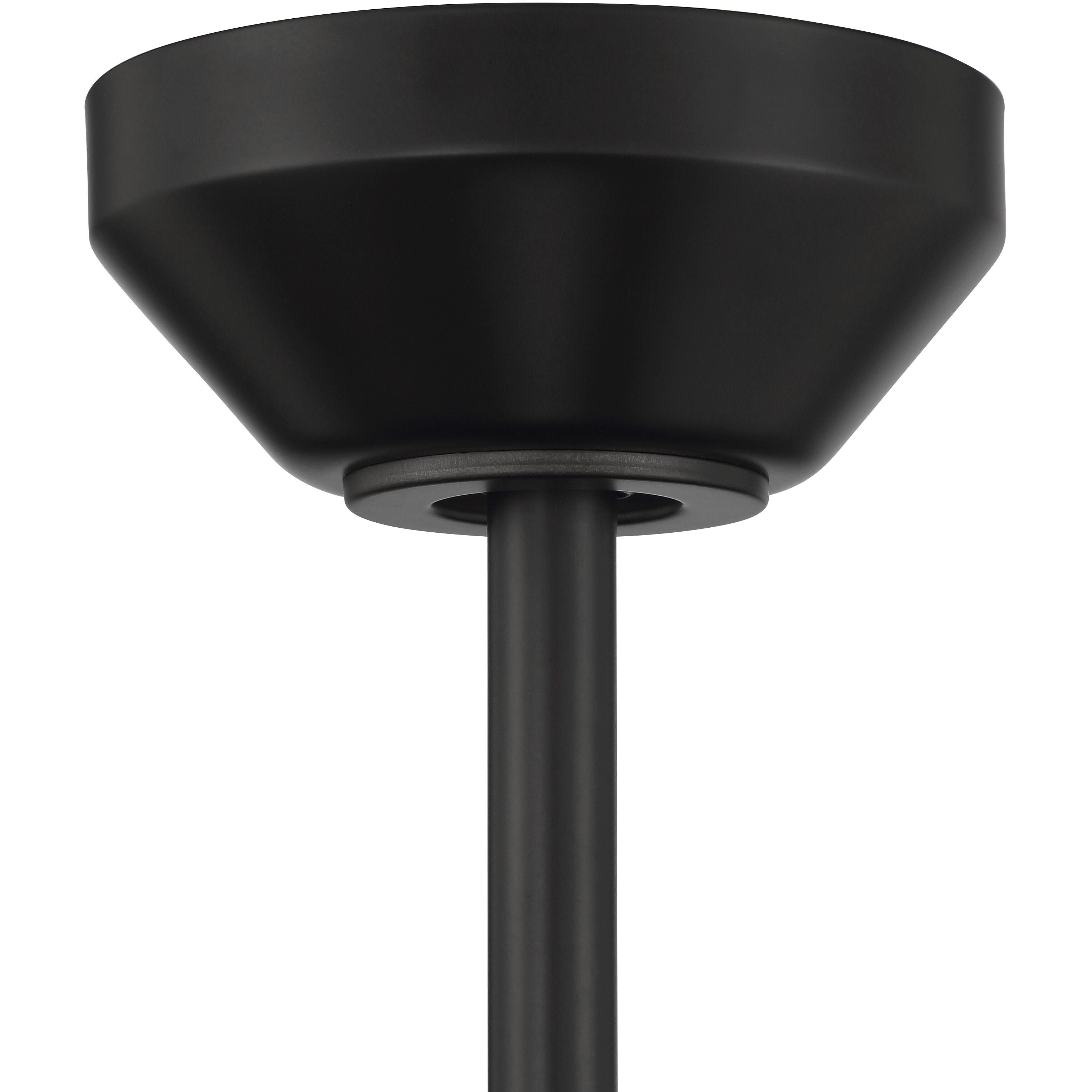 Provision 52 inch Flat Black with Flat Black/Flat Black Blades Ceiling Fan