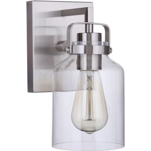 Foxwood 1 Light 5 inch Brushed Polished Nickel Wall Sconce Wall Light