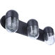 Pill 3 Light 22.5 inch Flat Black Vanity Light Wall Light