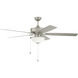 Outdoor Super Pro 60 inch Painted Nickel Ceiling Fan