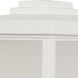 Resilience Lanterns 1 Light 15 inch Textured White Outdoor Post Mount in Textured Matte White