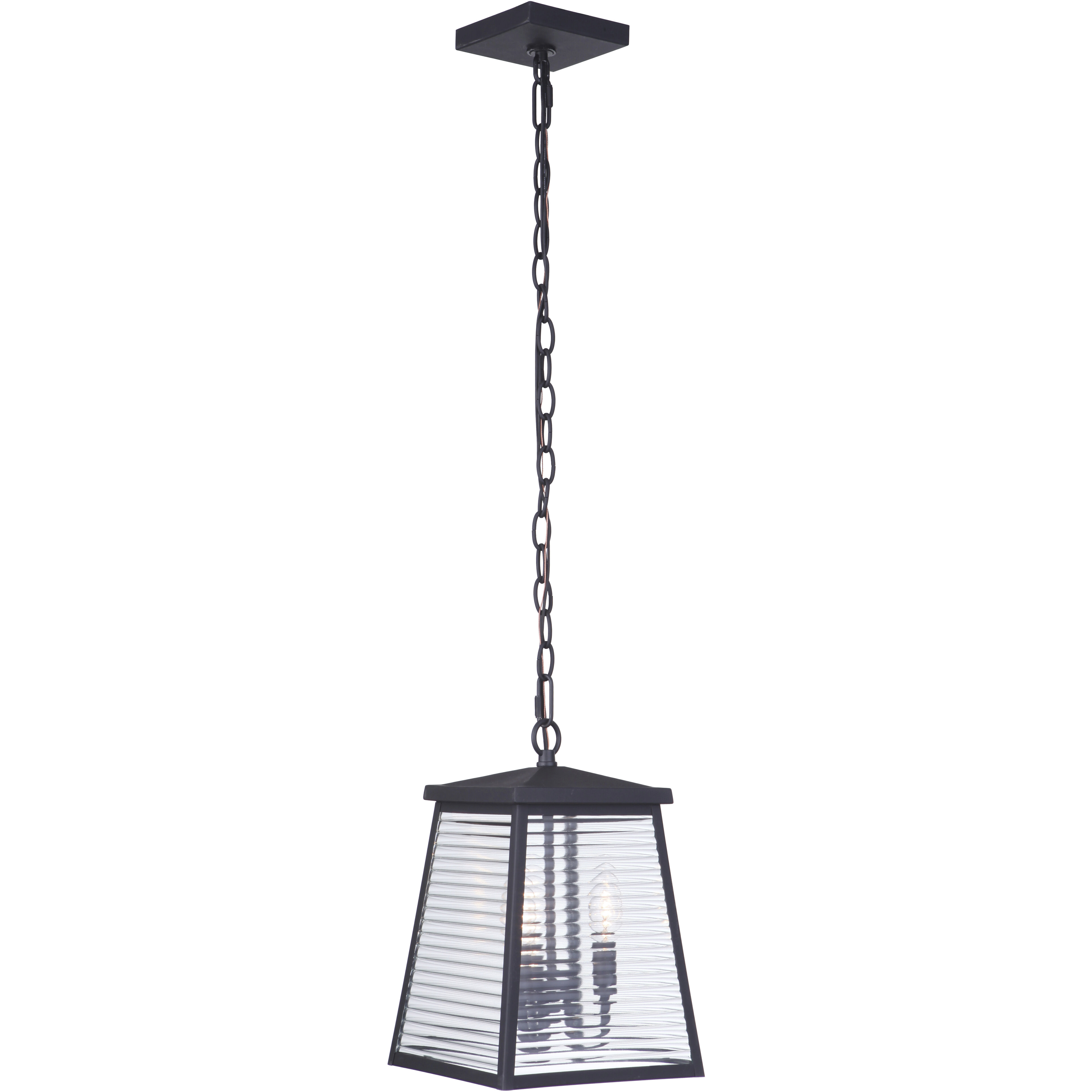 Armstrong 3 Light 8 inch Midnight Outdoor Pendant