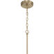 Reflection 1 Light 8 inch Premium Bronze Mini Pendant Ceiling Light