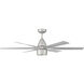 Quirk 54 inch Titanium with Titanium/Titanium Blades Ceiling Fan