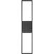 Contact LED 27 inch Textured Black Outdoor Wall Lantern