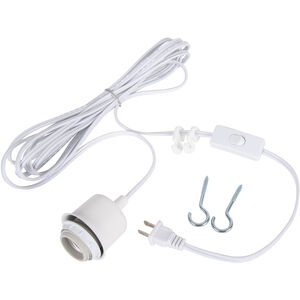Swag White Pendant Hardware Ceiling Light