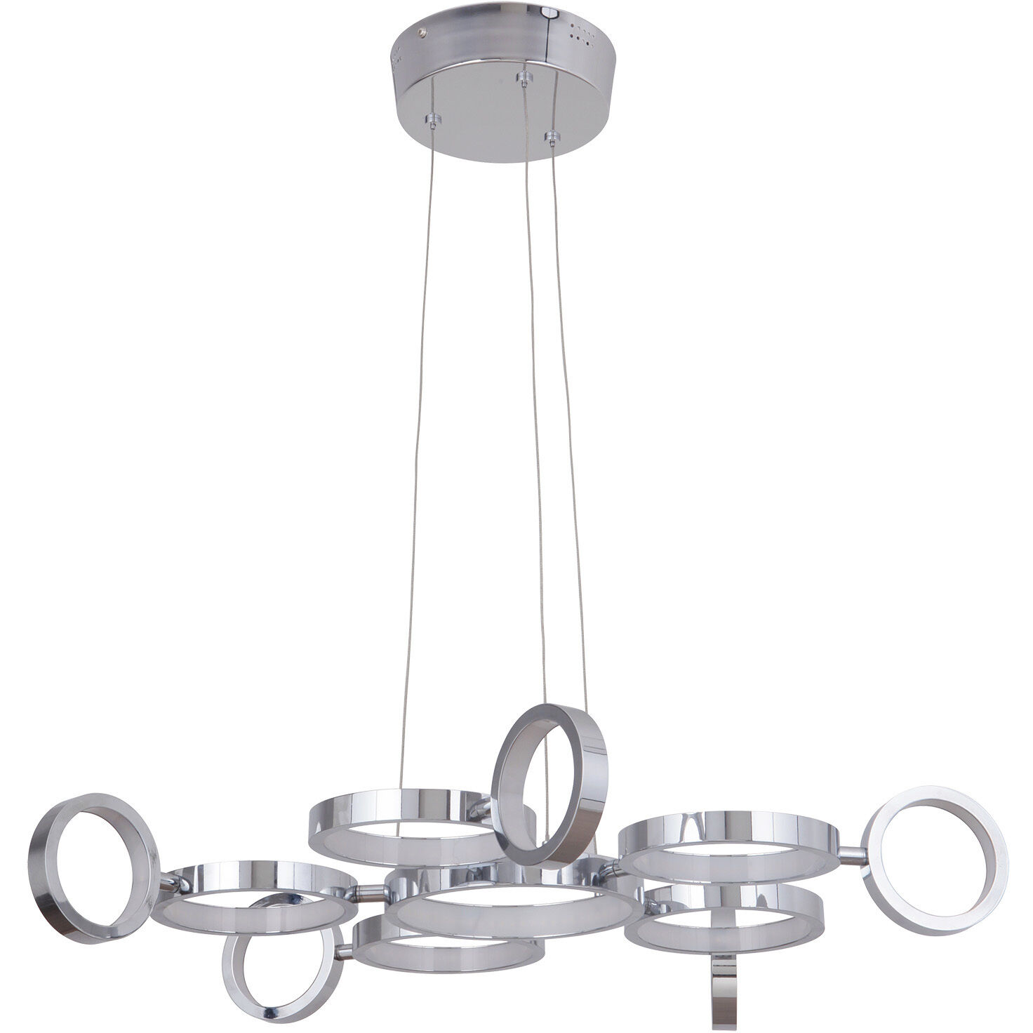 Mira LED 27.75 inch Chrome Chandelier Ceiling Light