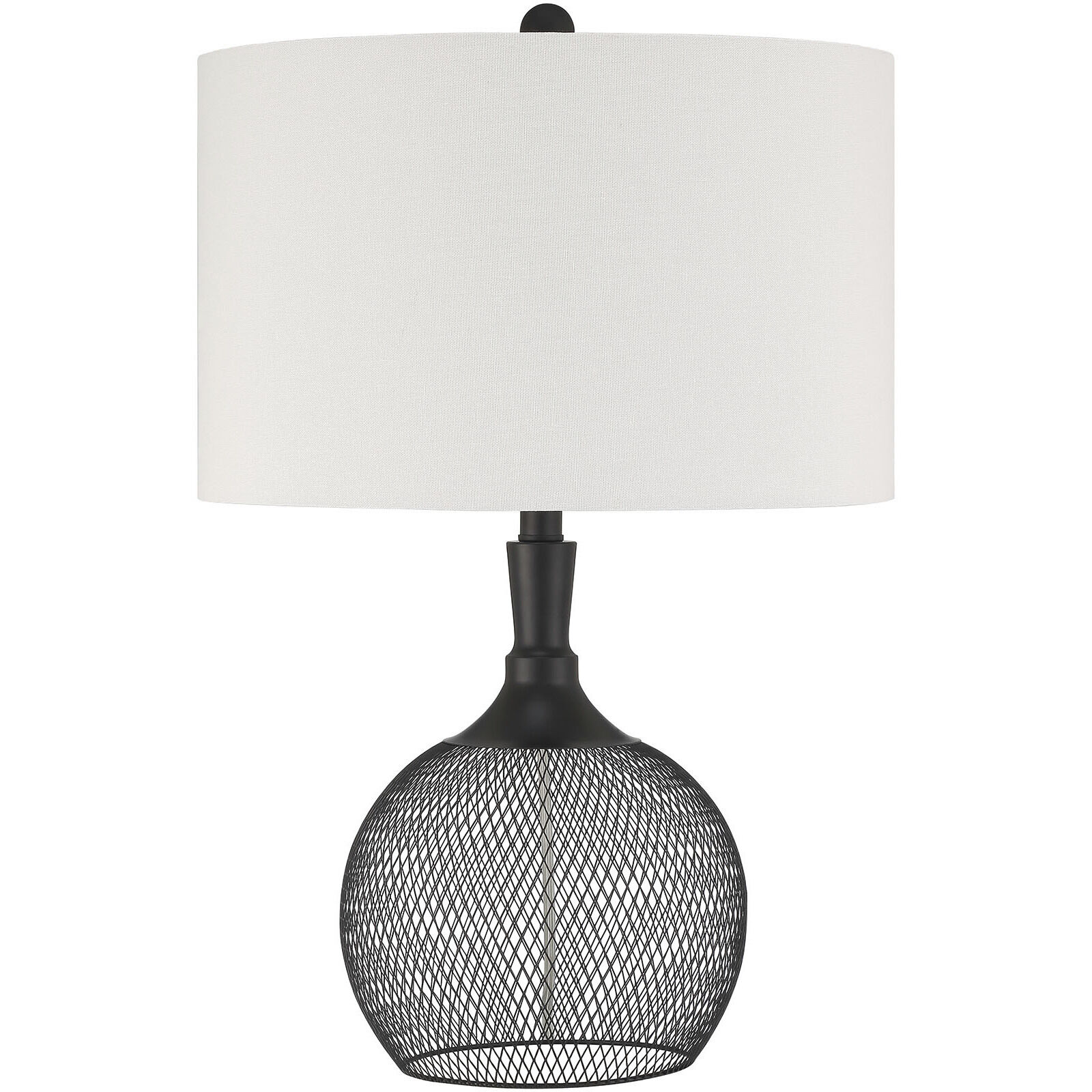 Matte black bedside lamp on sale