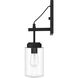 Crosspoint 1 Light 19 inch Espresso Outdoor Wall Sconce