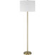 Jones 65 inch Satin Brass Floor Lamp Portable Light