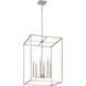 Signature 6 Light 18 inch Brushed Polished Nickel Foyer Light Ceiling Light