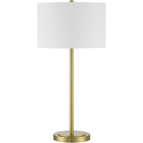 Jones 27 inch Satin Brass Table Lamp Portable Light
