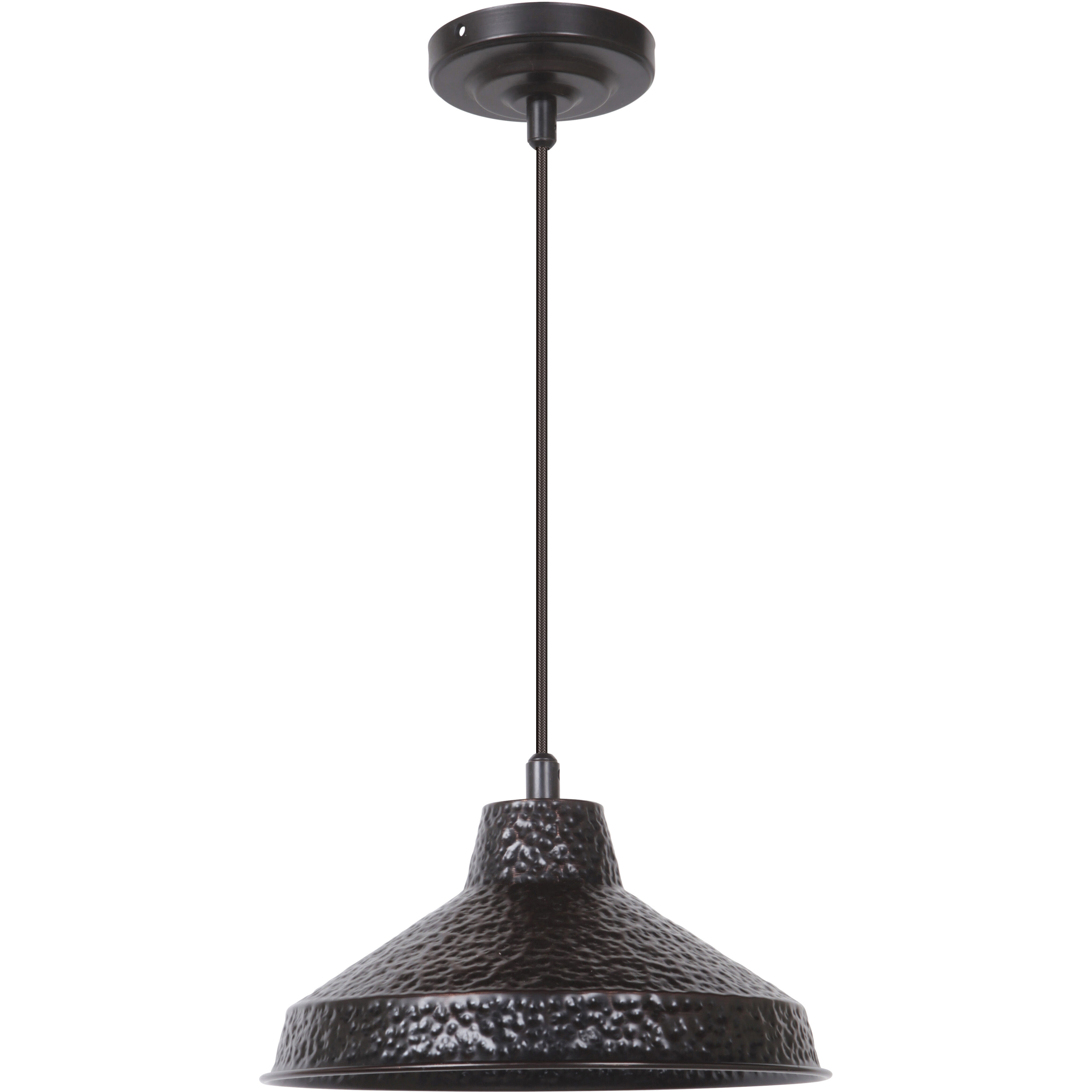 Jeremiah 1 Light 10.1 inch Aged Bronze Brushed Mini Pendant Ceiling Light