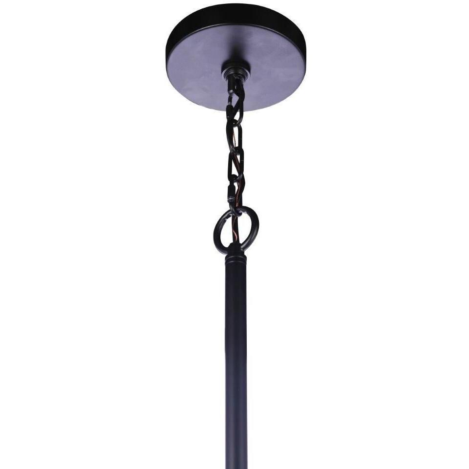 Mesh 12 Light 36 inch Flat Black Pendant Ceiling Light