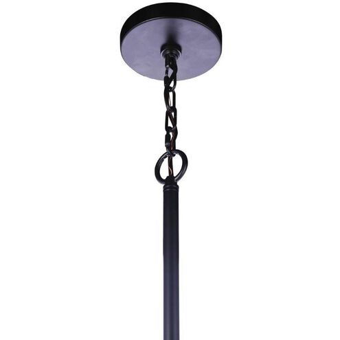 Mesh 12 Light 36 inch Flat Black Pendant Ceiling Light