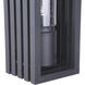 Carmel 1 Light 20 inch Textured Matte Black Outdoor Wall Mount, Large