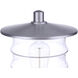 Canon 1 Light 14.13 inch Satin Aluminum Outdoor Post Mount