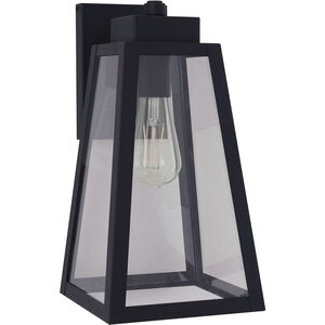 Sorano 1 Light 7.25 inch Textured Black Outdoor Lantern