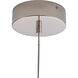Jackie LED 6.3 inch Polished Nickel Pendant Ceiling Light