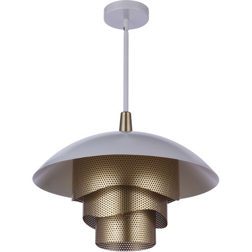 Sculptural Statement 1 Light 19.00 inch Pendant