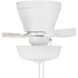 Wheeler 52 inch White with White/Washed Oak Blades Fan