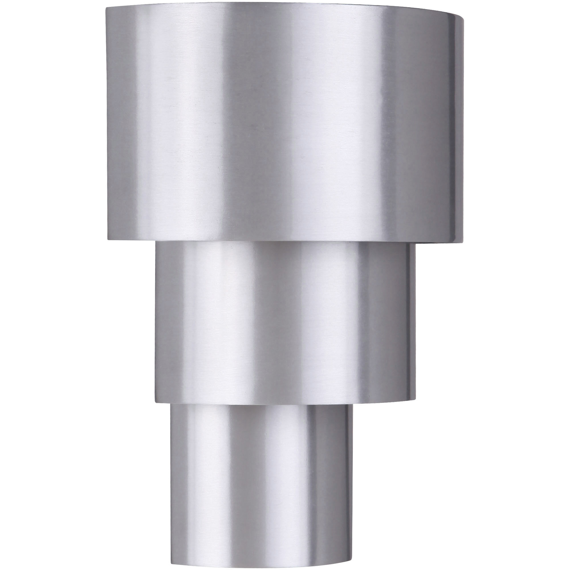 Midtown LED 11 inch Satin Aluminum Outdoor Wall Sconce, Large