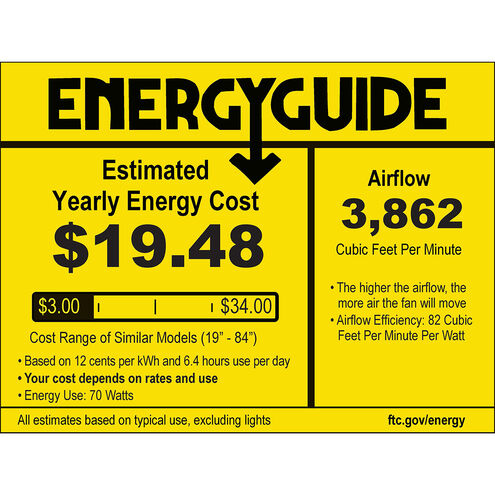 Laval 52 inch Matte White Ceiling Fan