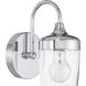 Wrenn 1 Light 5 inch Chrome Wall Sconce Wall Light