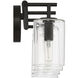 Hailie 4 Light 28 inch Flat Black Vanity Light Wall Light