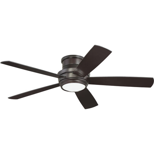 Tempo Hugger 52 inch Oiled Bronze with Walnut/Matte Black Blades Ceiling Fan