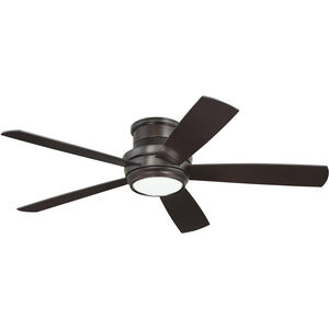 Tempo Hugger 52 inch Oiled Bronze with Walnut/Matte Black Blades Ceiling Fan