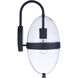 Sivo Outdoor Wall Mount in Midnight, Medium