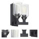Neighborhood Chicago 2 Light 10 inch Flat Black Wall Sconce Wall Light